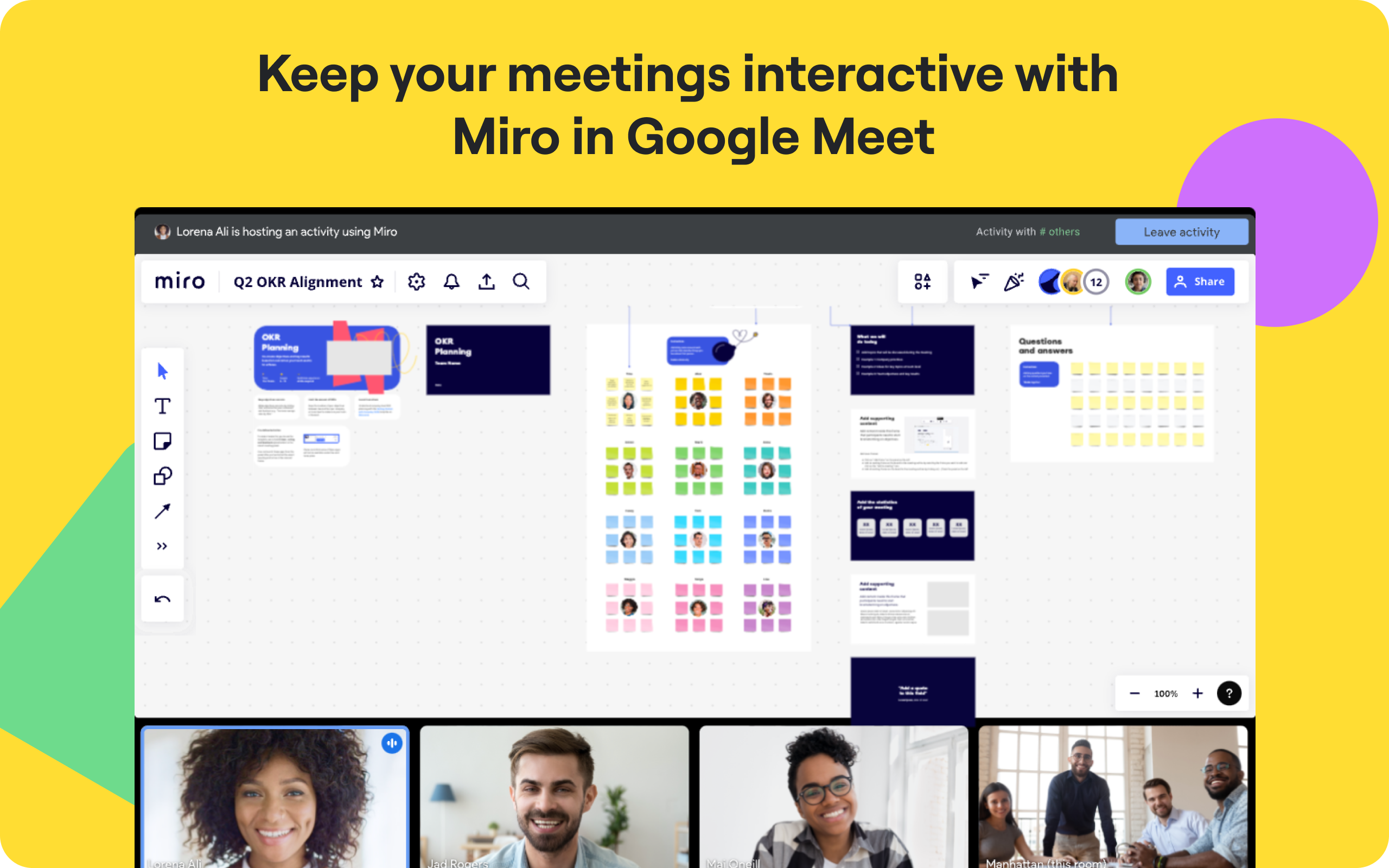 Miro for Google Meet Illustration #4